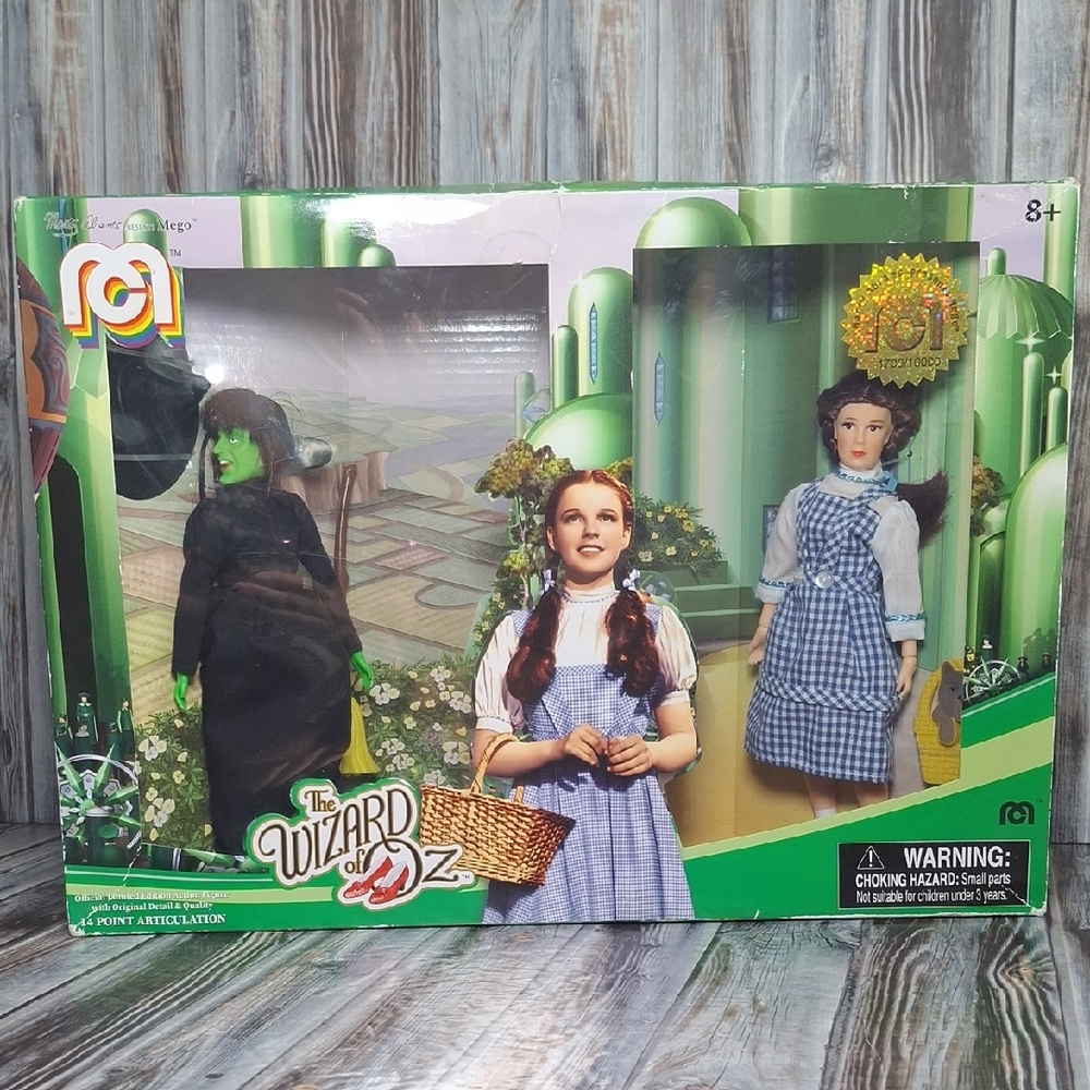 Mego The Wizard of Oz Doll Set Of Dorothy And The Wicked Witch /10,000